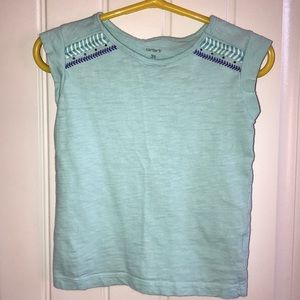 Carter’s Cap Sleeve Shirt with Beading